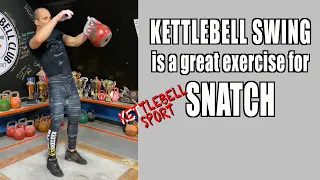 Kettlebell swing is the best additional exercise to improve your Snatch