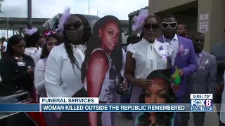 Woman killed outside the Republic club remembered