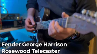 Fender George Harrison Rosewood Telecaster - reworking of Norwegian Wood clean tone