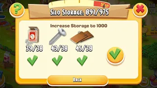 Increasing Silo storage to 1000 | Hay day gameplay | Hayday level 60