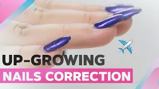 Up-Growing Nails | Polygel Nail Extension | Colorful Nail Art