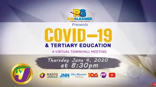 RJRGleaner Virtual Town Hall Meeting COVID-19 & Tertiary Education @8:30pm