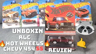 Chevy 454 ss 🔥 HOT WHEELS RLC 🔥 llego la chida unboxing review 🦝👍