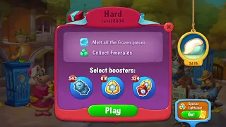 Fishdom 6004 Hard Level - 13 moves - NO BooSTERS