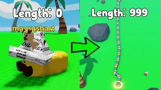 Becoming The Longest Worm In Wormface! 100 Rebirth! Roblox