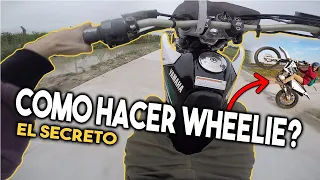 COMO HACER WHEELIE EN MOTO |Baja cilindrada TECNICAS | GoPro Vlog