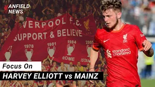 Harvey Elliott shows his best skills to fans in the match vs Mainz | Liverpool vs Mainz 1-0