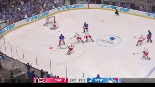NHL 24: Carolina Hurricanes vs. New York Rangers, Game 1 of The Stanley Cup Playoffs in R2 - Gamepla