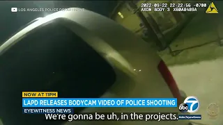 LAPD bodycam video shows moments leading up to Watts officer-involved shooting