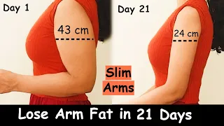 Lose Arm Fat in 21 DAYS | Get Slim Arms | Arms Workout & Exercise - Flabby Arms, Toned Arms Workout