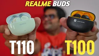 Realme Buds T110 vs T100 True Wireless Earbuds ⚡⚡ What is the difference 🤔🤔