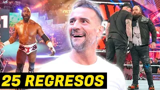 25 IMPRESIONANTES REGRESOS DE WWE EN EL 2023