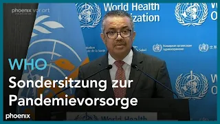 WHO-Sitzung zur Pandemievorsorge