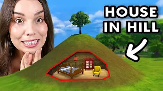 I built a house in a hill again! The Sims 4