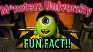 interesting Facts " Monsters University | Disney Movies"