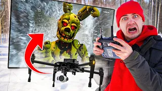 My Drone Catches Animatronics on Camera But They Attacked Us!