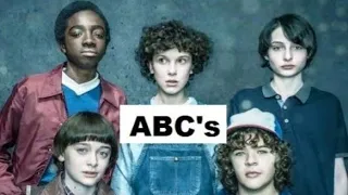 Learn The Alphabet With Stranger Things.