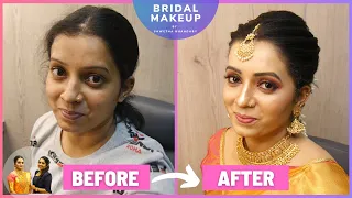Bridal Makeup and Look Transformation | By Shwetha Bhandary |