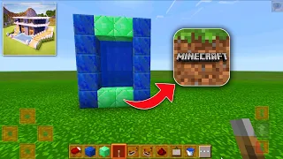 How to Make PORTAL TO MINECRAFT in Craft World