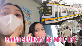 Paano sumakay ng MRT | LRT TRAIN 😲 Dito sa Manila ⁉️