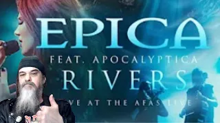 Metal Dude * Musician (REACTION) - EPICA feat. APOCALYPTICA - "Rivers" (Live At The AFAS LIVE)