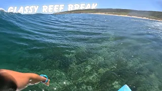 SURFING a GLASSY REEF break in WA!