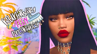 HOLLYWOOD, BABY ✨| 🤰🏾 RUNAWAY TEEN PREGNANCY CHALLENGE: #15 🤰🏾 | The Sims 4 LP