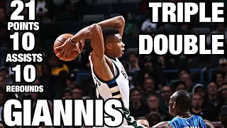 Giannis Triple Double as Bucks Win | 11.21.16