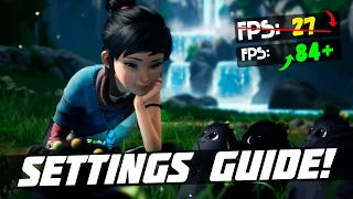 Kena: Bridge of Spirits SETTINGS GUIDE! INCREASE PERFORMANCE & BOOST FPS [2022]