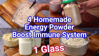 4 Homemade Energy Powder to Cure 100+ Health Problems |  Boost Immune System with 1 Glass in Morning