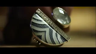 Cloisonne enamel Ring full making process. Handmade Jewelry made by Sergejs Blinovs. Jewelry enamels