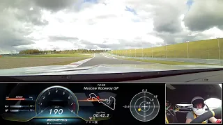 RN #1 Onboard video Moscow Raceway GP, AMG GTR, 01:56.899