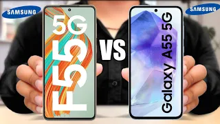 Samsung Galaxy F55 5G vs Samsung Galaxy A55 5G