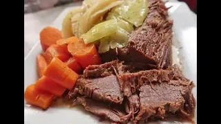 Instant Pot Corned Beef & Cabbage- AIP Compliant!