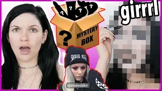 MYSTERY MAKEUP BOX Challenge W/ SmokedAlive