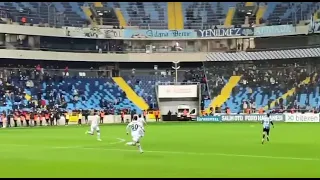 Adana Demirspor/ Gol Yunus Akgün/ Asist Mario Balotelli Tribün Çekim