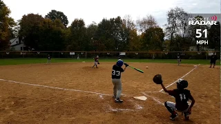 9 year old pitcher Josh throwing 55 mph heat against Linglestown PA