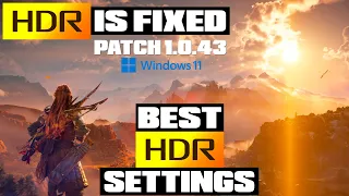Horizon Forbidden West - Best HDR Settings - HDR Is Fixed With Patch 1.0.43