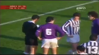 Roberto Baggio (Fiorentina) - 17/01/1990 - Fiorentina 2x2 Juventus - 1 gol