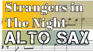 Strangers in the Night for Alto Sax Sheet Music and Backing Track I Frank Sinatra I 8th notes