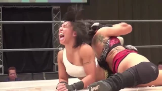 Girls Wrestling Ring   La Rosa Negra vs Kris Wolf