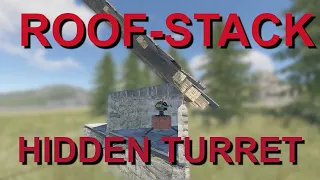 HIDDEN TURRET using FLOOR-STACKING! -Rust Base Build