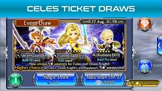 Dissidia Final Fantasy: Opera Omnia - Celes Ticket Draws