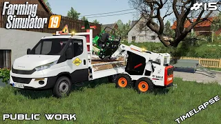 Lawn care & tree removal | Public Work on Geiselsberg | Farming Simulator 19 | Episode 15