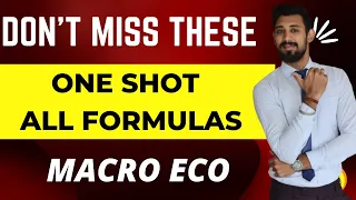 ALL Formulas One shot Revision | Macroeconomics | Class 12