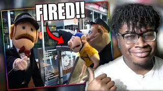 JEFFY GETS FIRED FROM HIS FIRST JOB! | SML Movie: Jeffy Gets a Job Reaction!