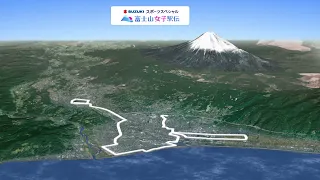 2021富士山女子駅伝　コース紹介1区〜4区　12月30日あさ9時50分から生中継！＜フジテレビ公式＞