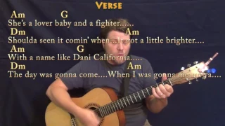 Dani California (RHCP) Guitar Cover Lesson with Chords/Lyrics - Munson