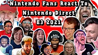 Nintendo Fans React To Nintendo Direct E3 2021 (Compilation)