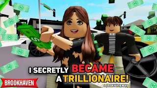 I Secretly BECAME A Trillionare!!|| Roblox Brookhaven 🏡RP || CoxoSparkle2